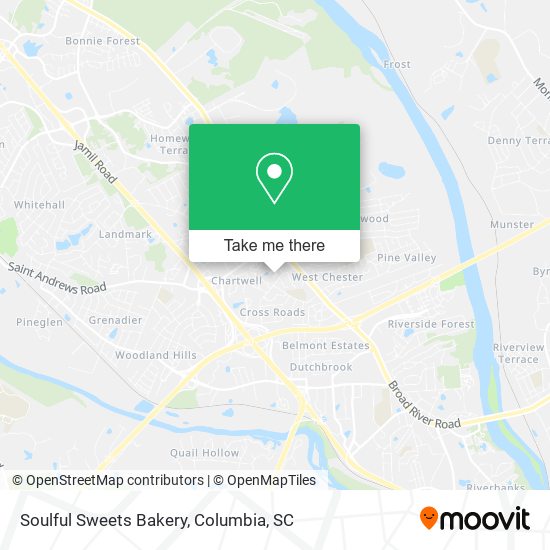 Soulful Sweets Bakery map