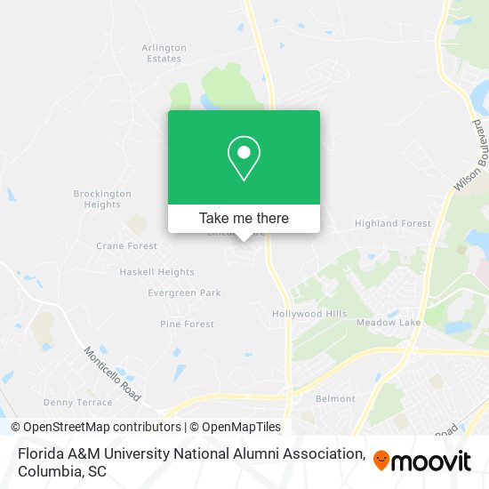 Florida A&M University National Alumni Association map