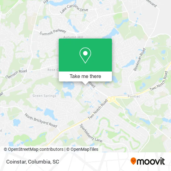 Coinstar map