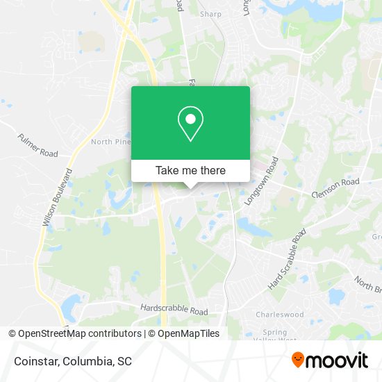 Coinstar map