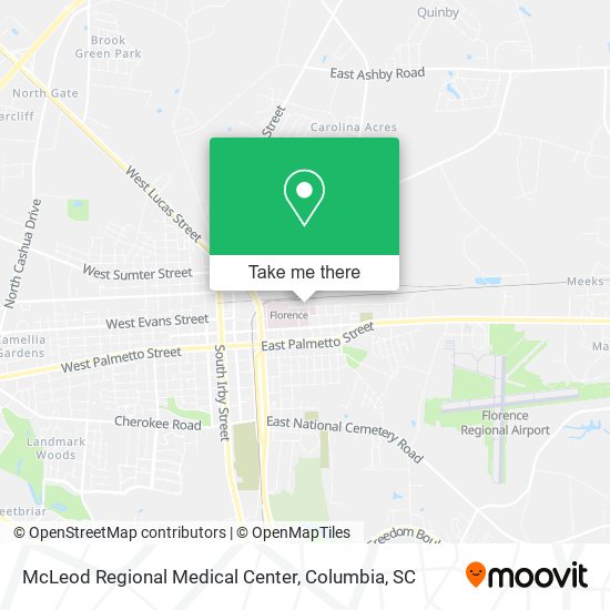 Mapa de McLeod Regional Medical Center