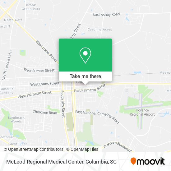 Mapa de McLeod Regional Medical Center