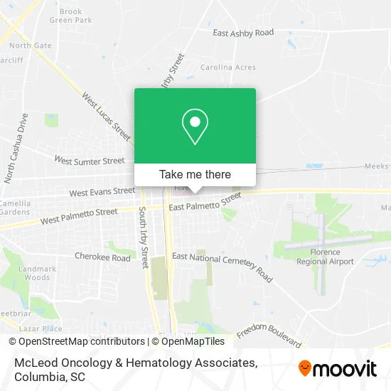 Mapa de McLeod Oncology & Hematology Associates