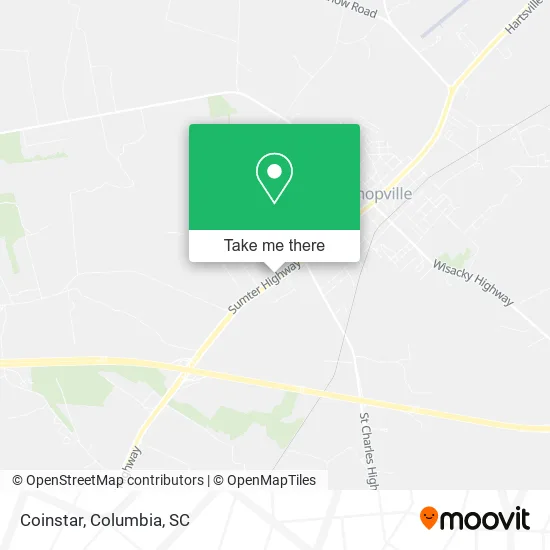 Coinstar map