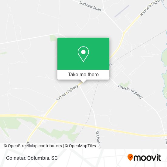 Coinstar map