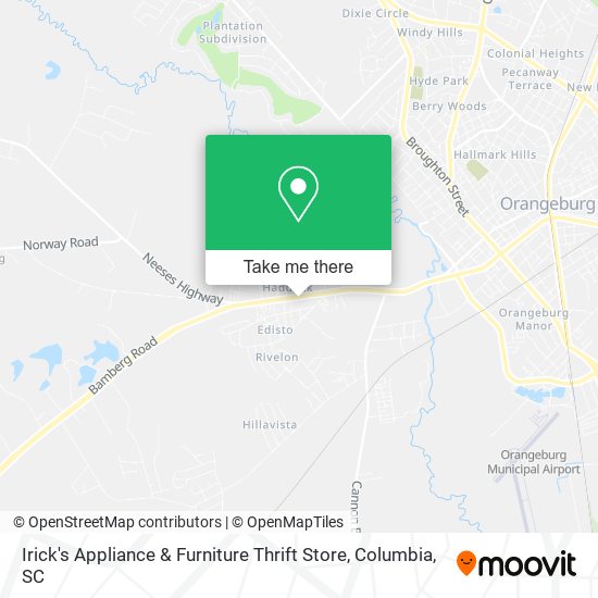 Irick's Appliance & Furniture Thrift Store map