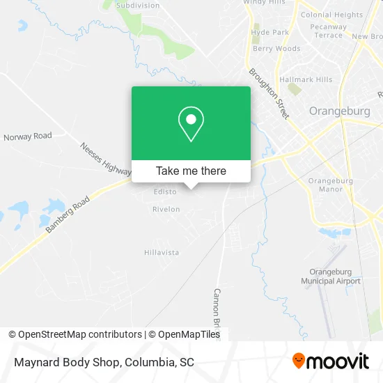 Maynard Body Shop map