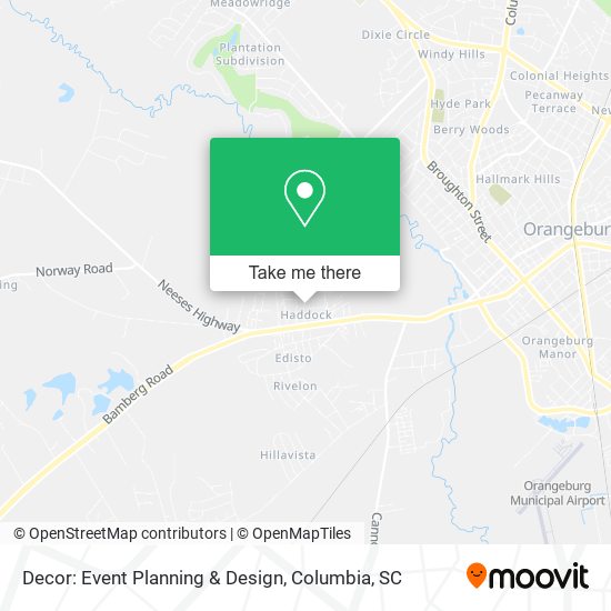 Mapa de Decor: Event Planning & Design