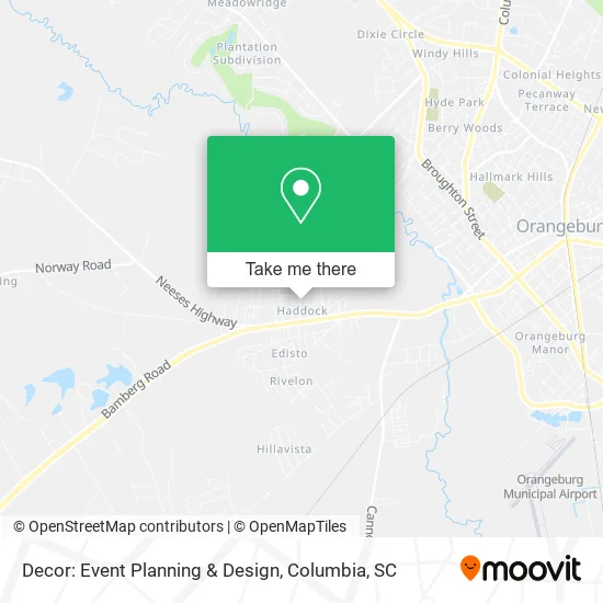 Decor: Event Planning & Design map