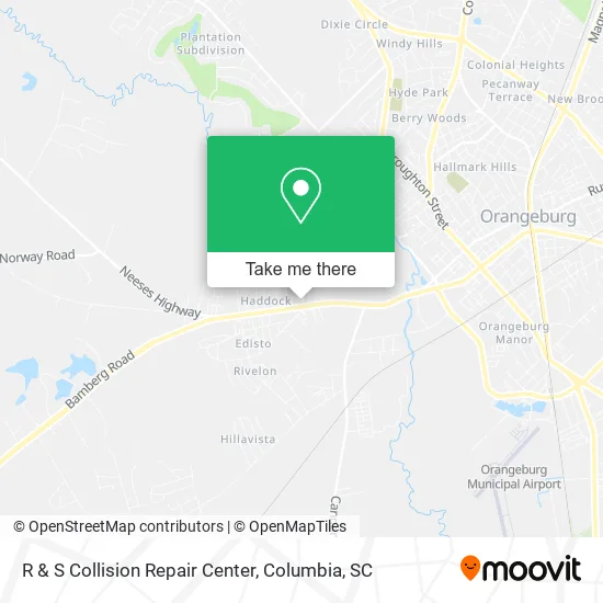 R & S Collision Repair Center map