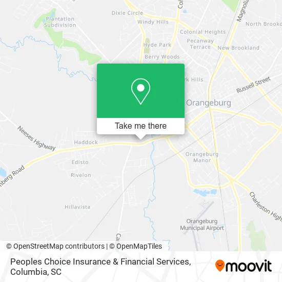 Peoples Choice Insurance & Financial Services map
