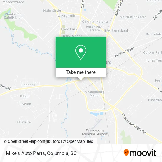 Mike's Auto Parts map