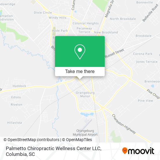 Mapa de Palmetto Chiropractic Wellness Center LLC