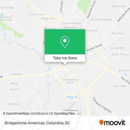 Bridgestone Americas map