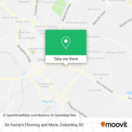 Sir Kemp's Flooring and More map