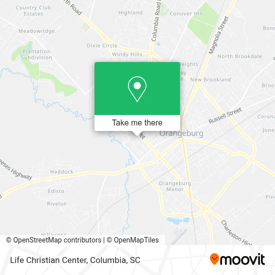 Life Christian Center map