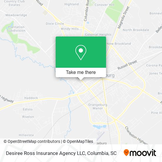 Desiree Ross Insurance Agency LLC map