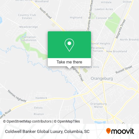 Mapa de Coldwell Banker Global Luxury