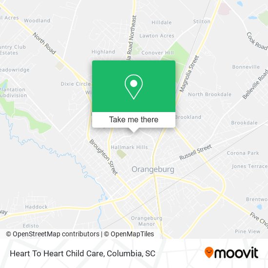 Heart To Heart Child Care map
