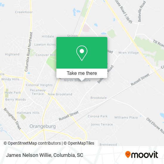 Mapa de James Nelson Willie
