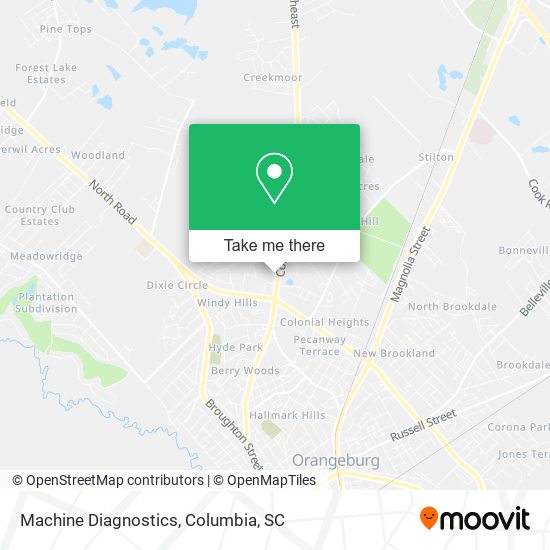 Machine Diagnostics map