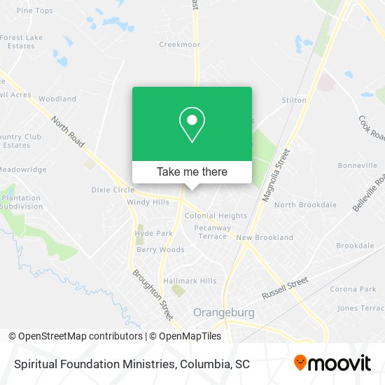 Mapa de Spiritual Foundation Ministries