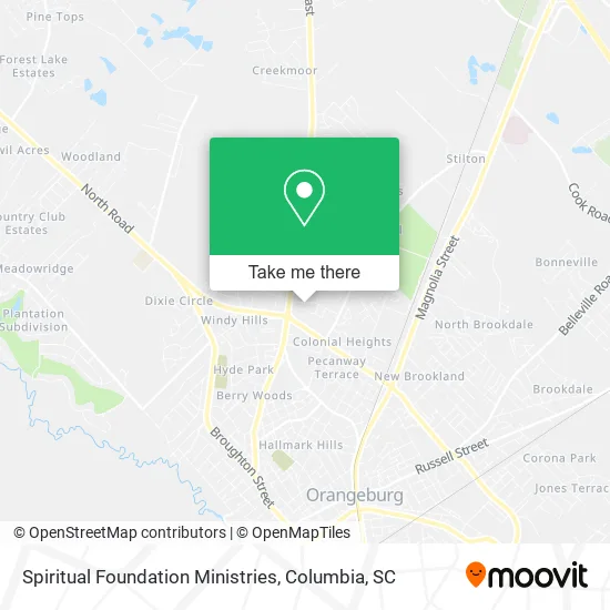Spiritual Foundation Ministries map