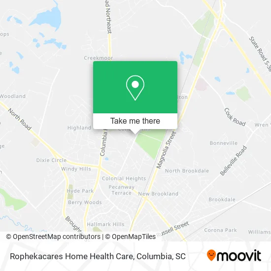 Rophekacares Home Health Care map