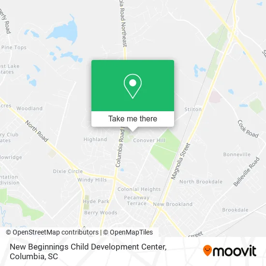 New Beginnings Child Development Center map