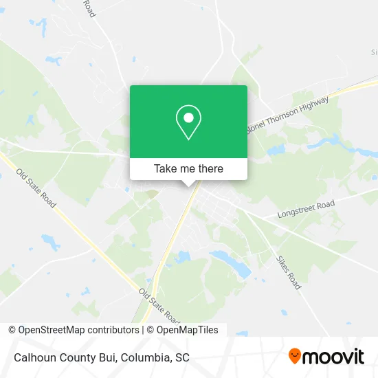 Calhoun County Bui map