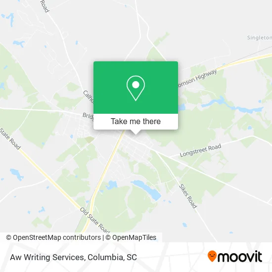 Aw Writing Services map