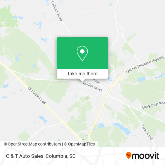 C & T Auto Sales map