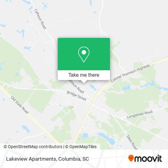Mapa de Lakeview Apartments