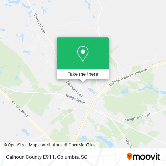 Mapa de Calhoun County E911