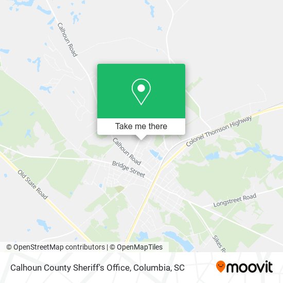 Mapa de Calhoun County Sheriff's Office