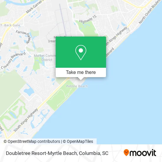 Doubletree Resort-Myrtle Beach map