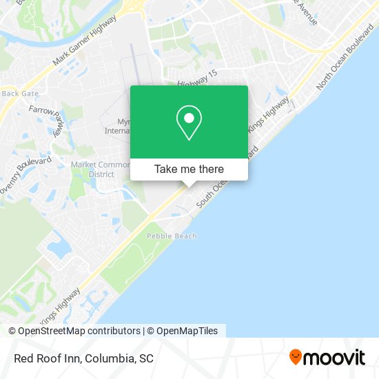 Mapa de Red Roof Inn