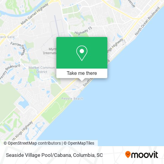 Seaside Village Pool/Cabana map