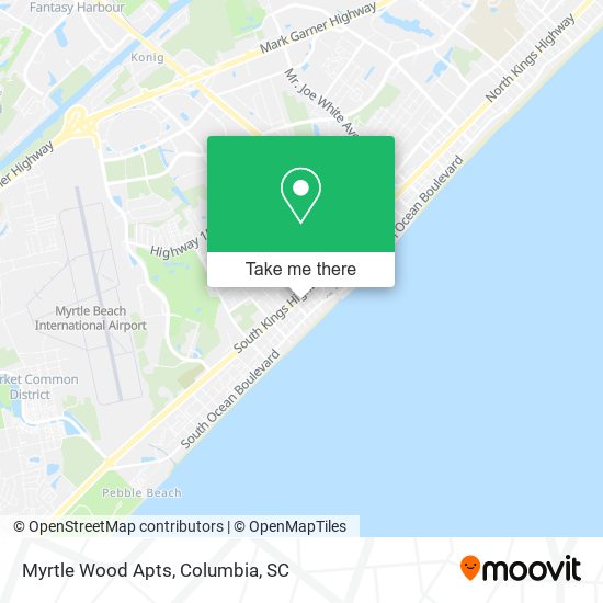 Mapa de Myrtle Wood Apts