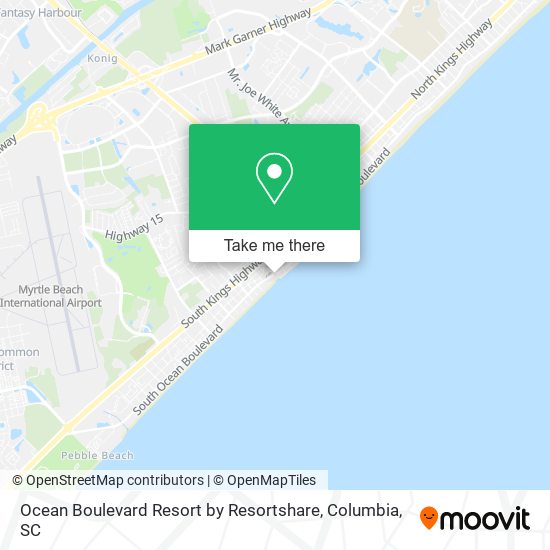 Ocean Boulevard Resort by Resortshare map