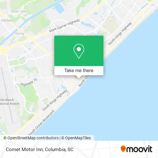Comet Motor Inn map