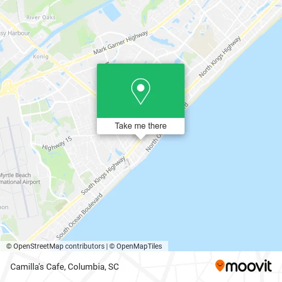 Camilla's Cafe map