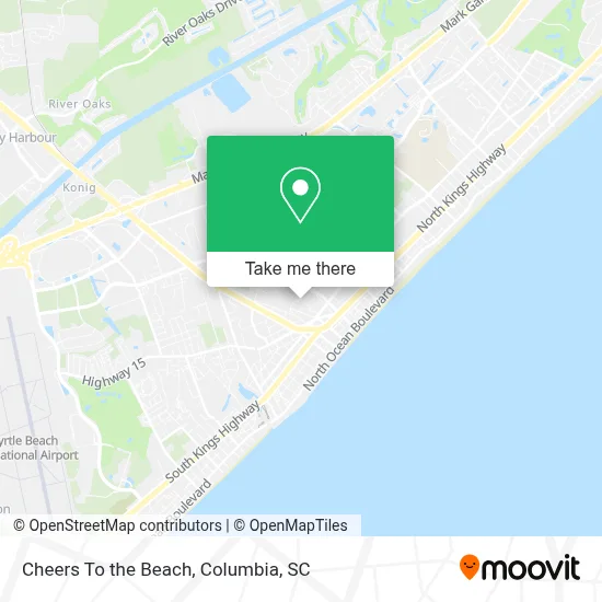 Cheers To the Beach map