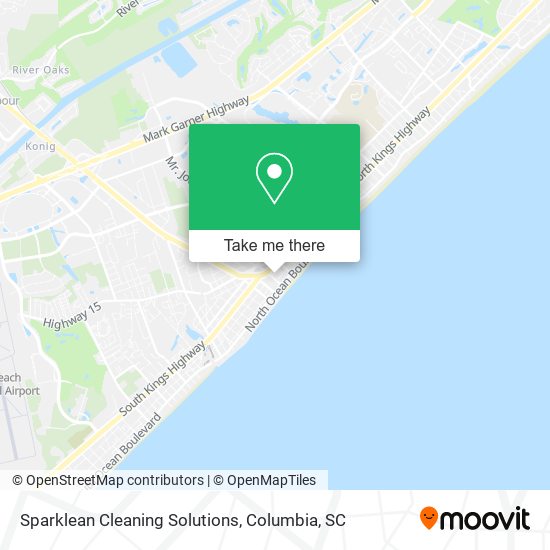 Sparklean Cleaning Solutions map