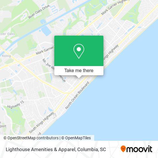 Lighthouse Amenities & Apparel map