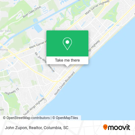 John Zupon, Realtor map