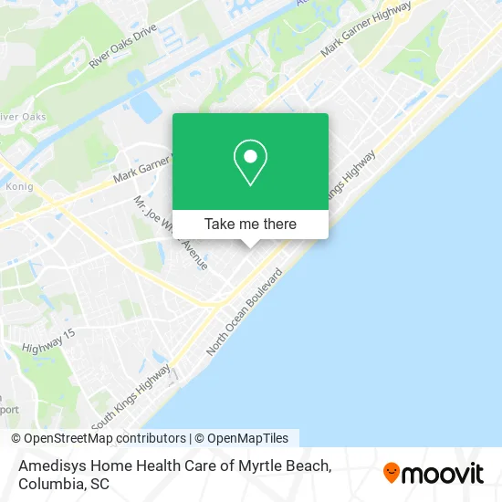 Amedisys Home Health Care of Myrtle Beach map
