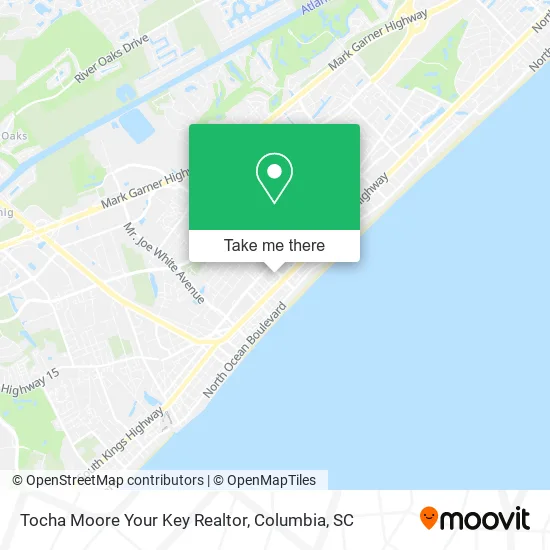 Tocha Moore Your Key Realtor map