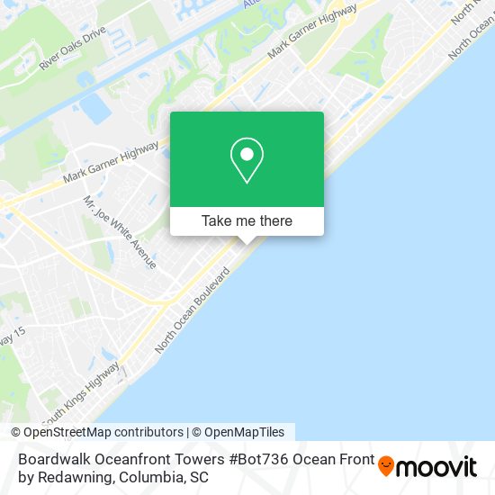 Mapa de Boardwalk Oceanfront Towers #Bot736 Ocean Front by Redawning