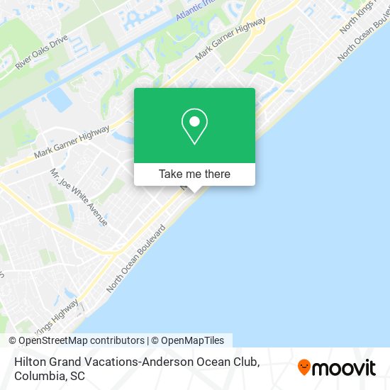 Hilton Grand Vacations-Anderson Ocean Club map